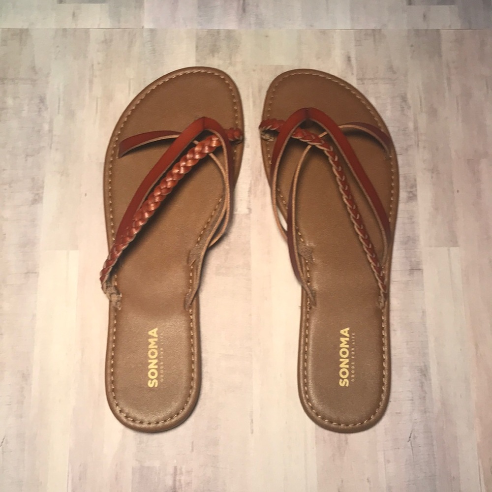 Braided Leather Sonoma Sandals